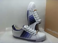 chaussures dsquared hommes new style 2013 cuir progressif bleu